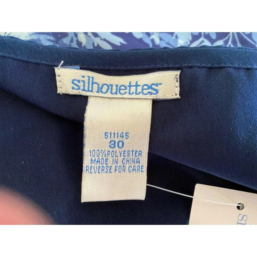 Vintage Shell Top Size 30‎ Silhouettes Women's Plus